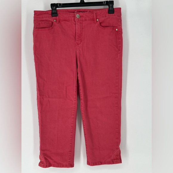GLORIA VANDERBILT JORDYN ALL AROUND SLIMMING EFFORT‎ CROPPED JEANS COMFY STRETCH - Picture 1 of 12